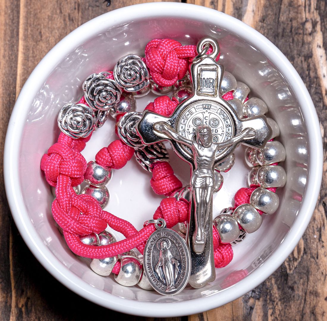 Różaniec bojowy – FAUSTYNA 9.7mm - obrazek 2