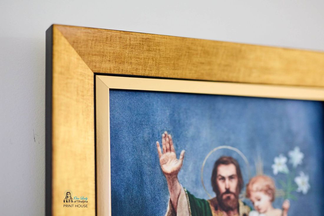 Saint Joseph – Terror of Demons / Święty Józef – Pogromca Duchów Piekielnych – obraz na płótnie - obrazek 4