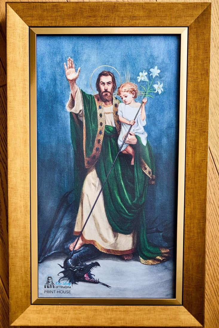 Saint Joseph – Terror of Demons / Święty Józef – Pogromca Duchów Piekielnych – obraz na płótnie